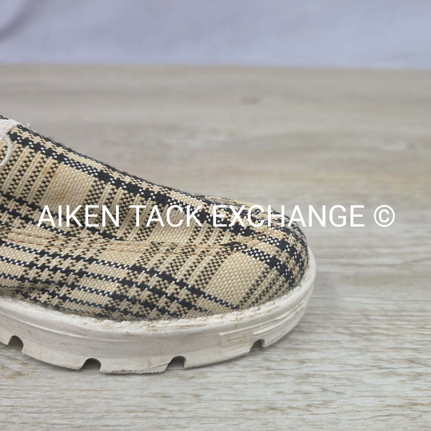 5/A Baker TuffRider Plaid Loafer, Size 11