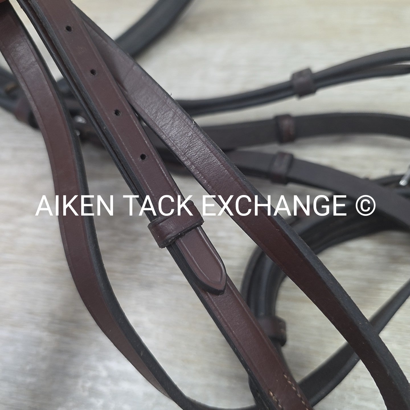 KL Select Red Barn Fancy Stitched Bridle, No Reins, Size Full