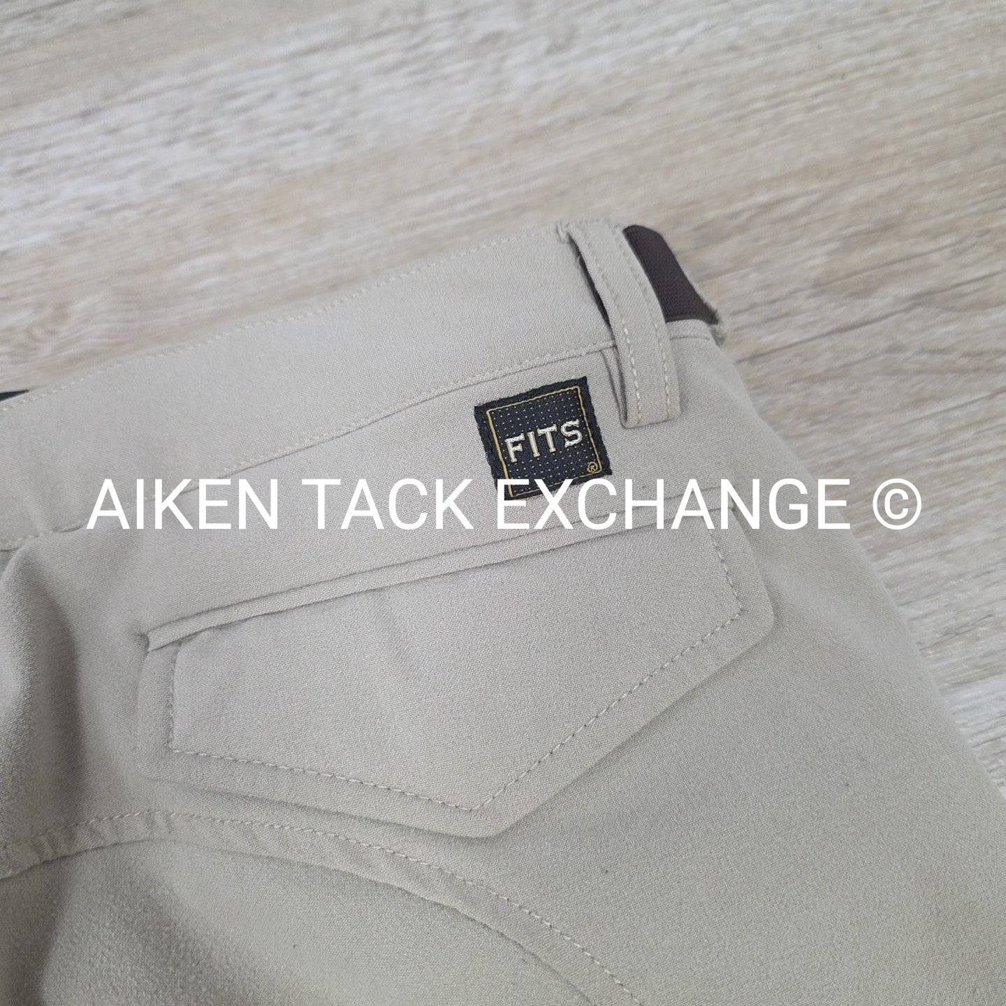 FITS Adjustable Waste Silicone Grip Knee Patch Breeches, Size 26 / 28