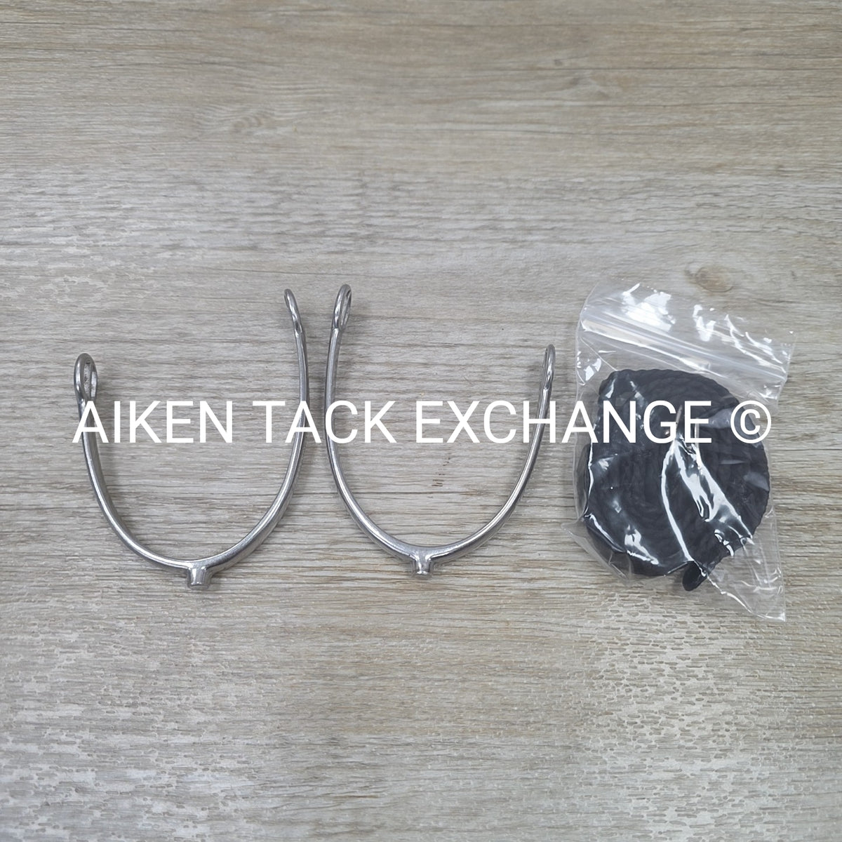 Spurs with Braided Nylon Spur Straps, 5mm