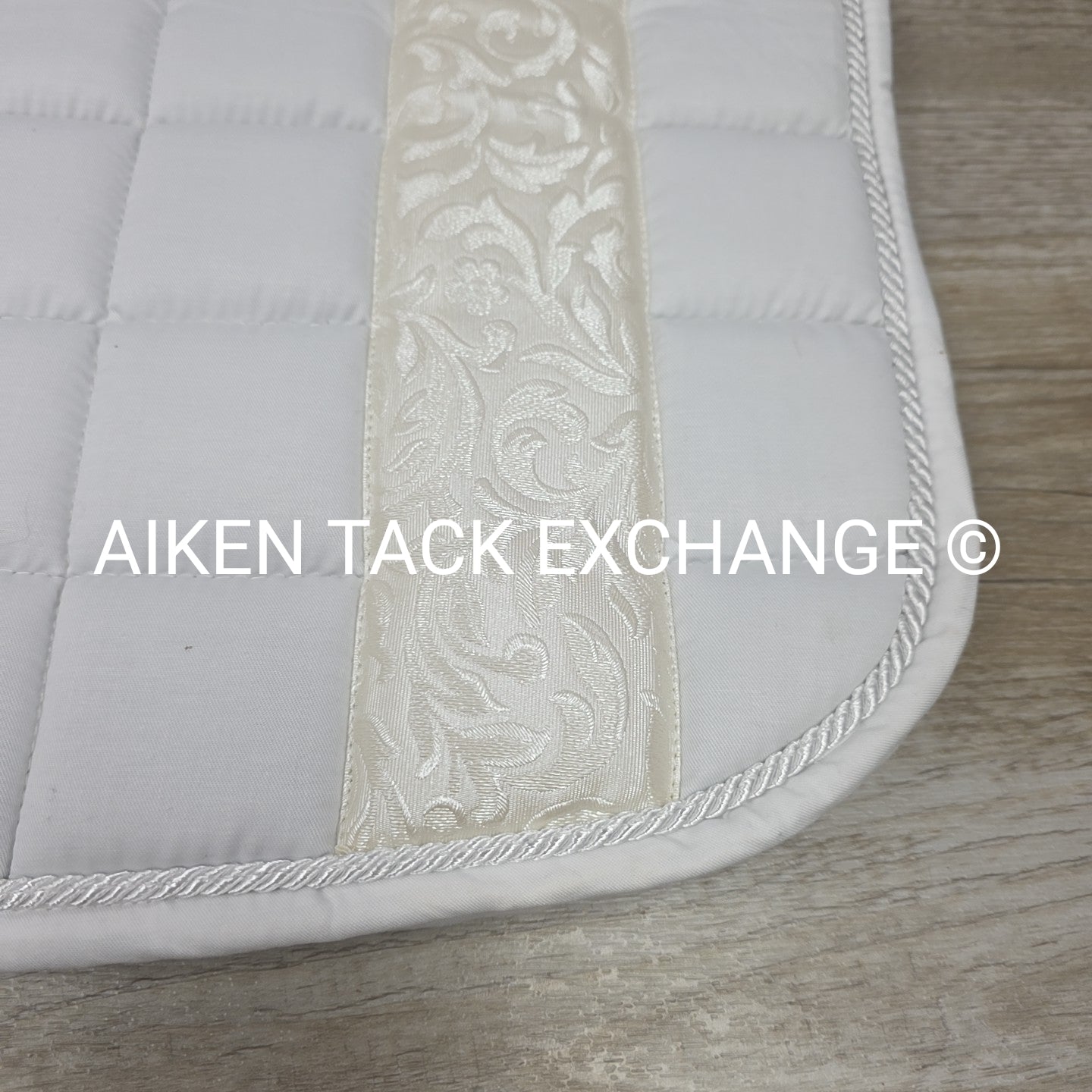 My Horses Closet Square Dressage Saddle Pad & Ear Bonnet, Size Full