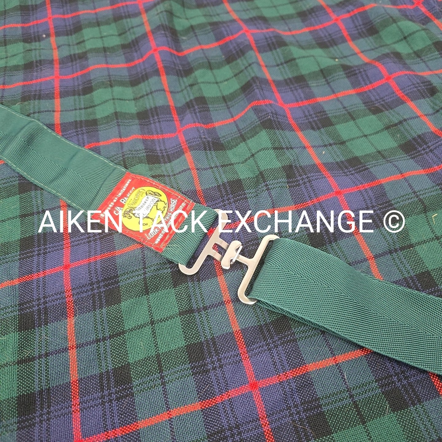 5/A Baker Original Tartan Plaid Stable Sheet, Size 72"