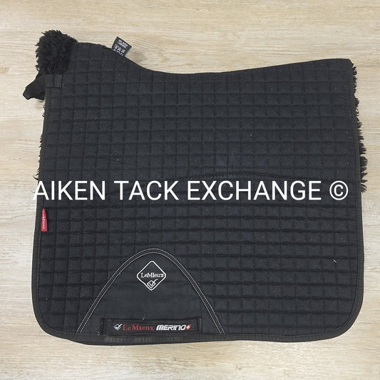 LeMieux Merino Half Lined Square Dressage Saddle Pad, Large