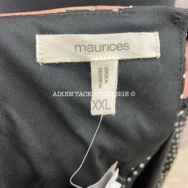 Maurices Polka Dot Midi Dress, Women's Size XXL