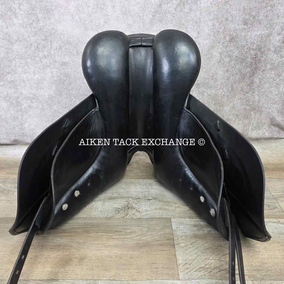 Albion SLK Dressage Saddle, 18" Seat, Medium Wide Tree, Wool Flocked Panels