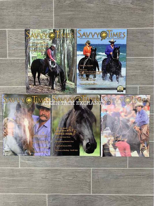 Parelli Savvy Times Magazines: October 2005, January, May, August, & November 20