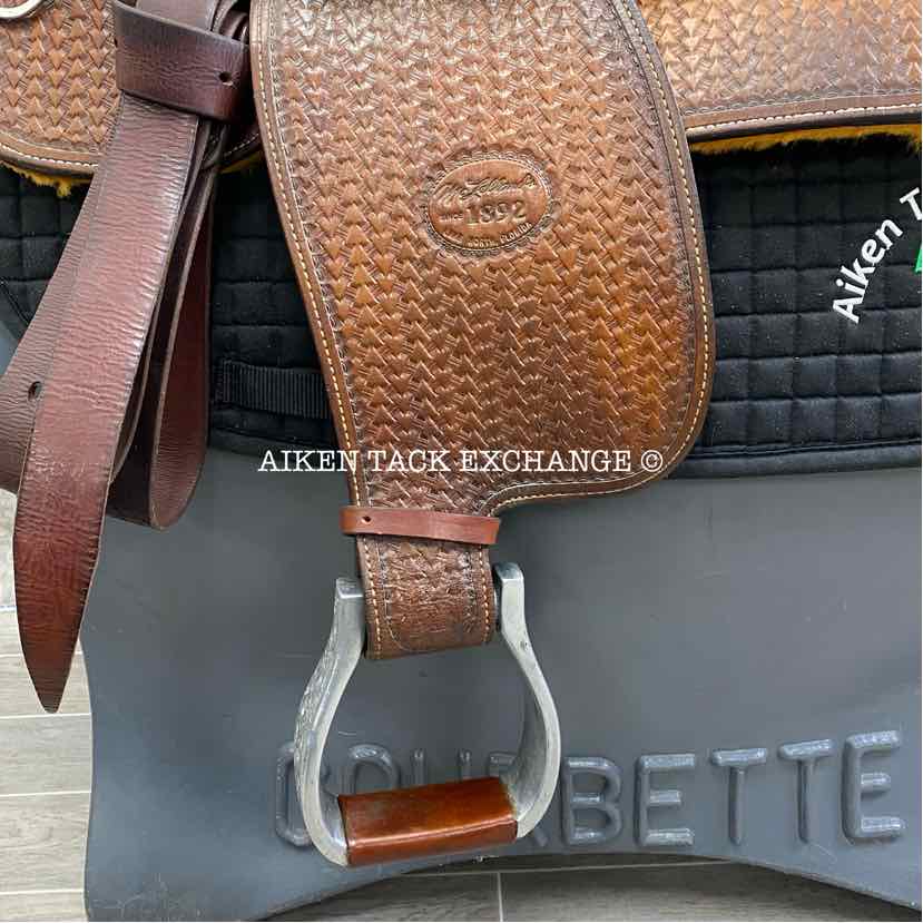 McLelland's Western Saddle, 14.5" Seat, Wide Tree - Full QH Bars