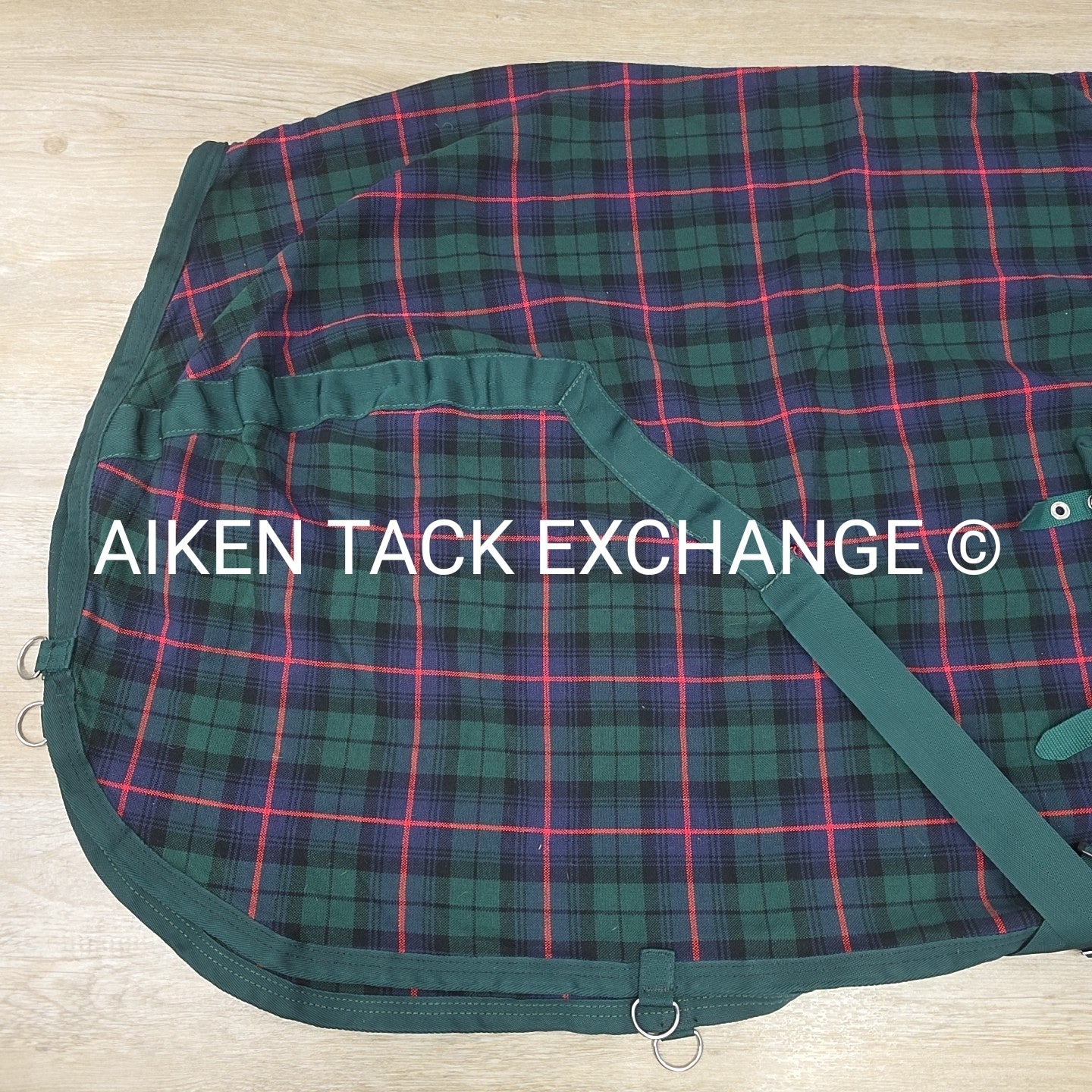 5/A Baker Original Tartan Plaid Stable Sheet, Size 72"