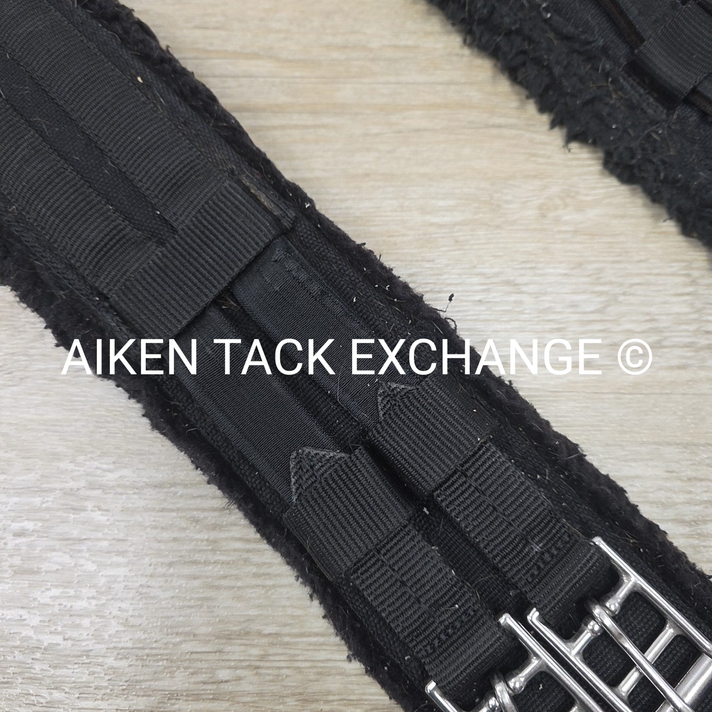 BARGAIN BUNDLE: HFP & Ovation Fleece Dressage Girths, Black, 28"