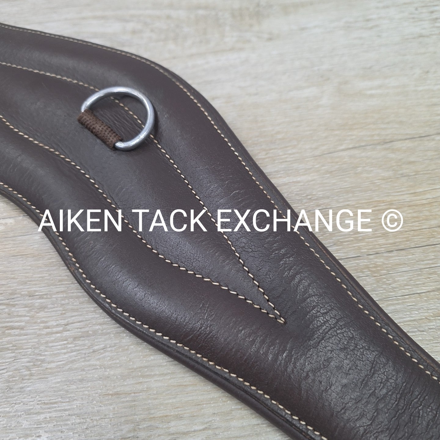 Contour Double End Elastic Girth, Brown, 52"