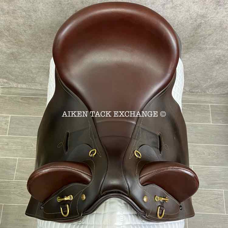 2007 Bates Kimberly Australian Stock Saddle, 17" / 17.5" Seat - Large, Adjustable Tree - Changeable Gullet, CAIR Panels