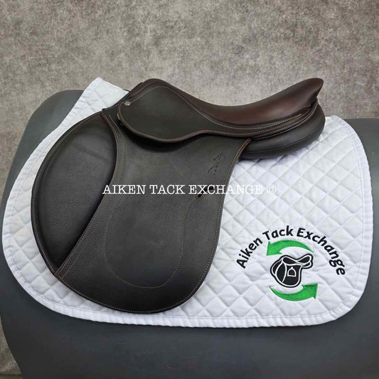 **SOLD** 2018 Antares Contact Jump Saddle, 16.5" Seat, 2D Flap, Medium Wide Tree