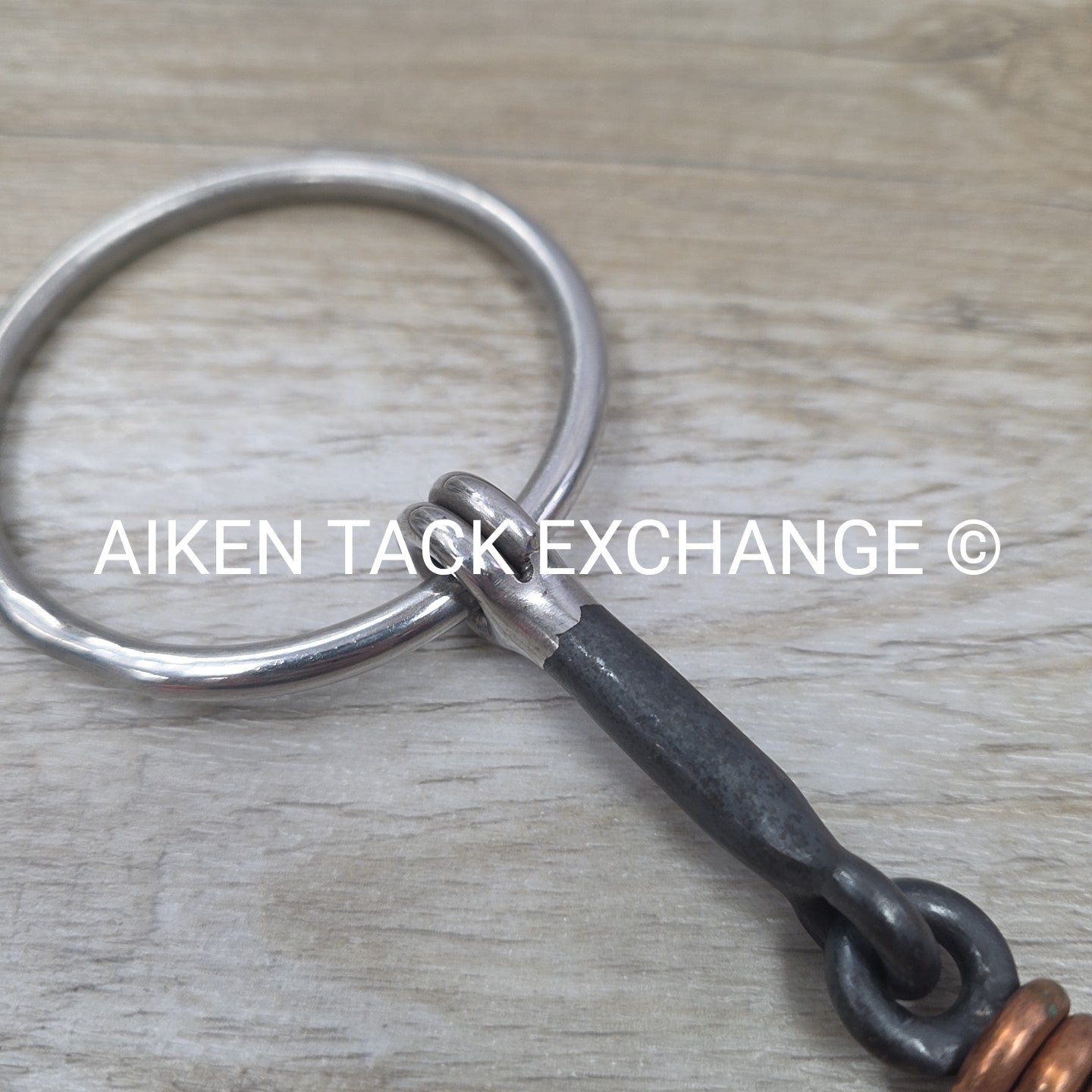 Sweet Iron Double Joint Loose Ring Bit with Copper Rings 5.5"