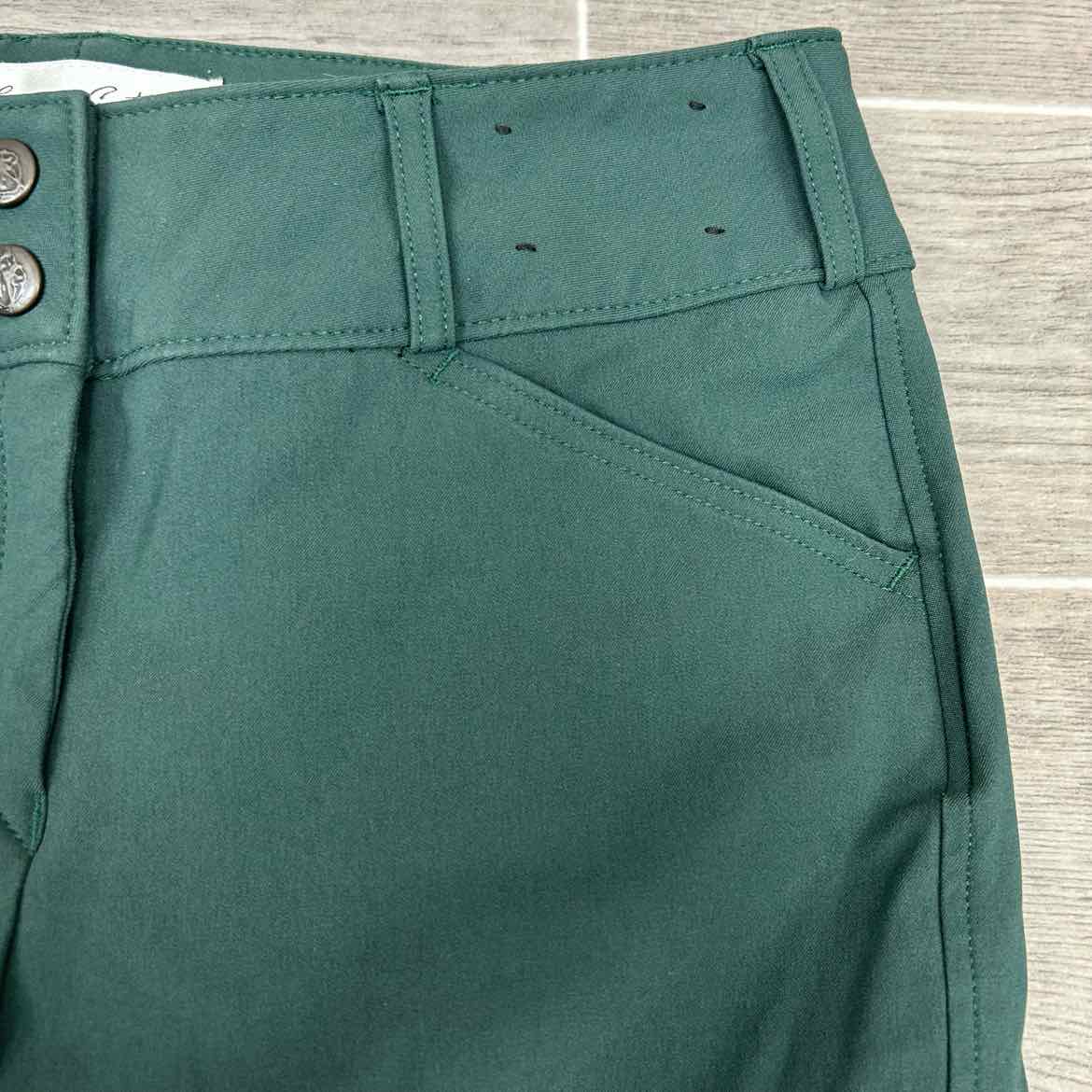 Tailored Sportsman Trophy Hunter Knee Patch Breeches, Size 28 R