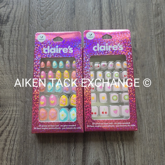 Claire's Press-On Nails (2 Sets) - 24 Count Each (48 Total)