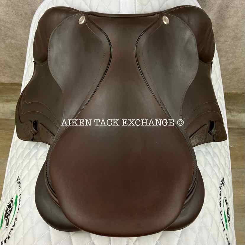 2017 CWD SE10 Close Contact Jump Saddle, 15.5" Seat, 1K Flap, MW/W Tree, Foam Panels, Full Buffalo Leather