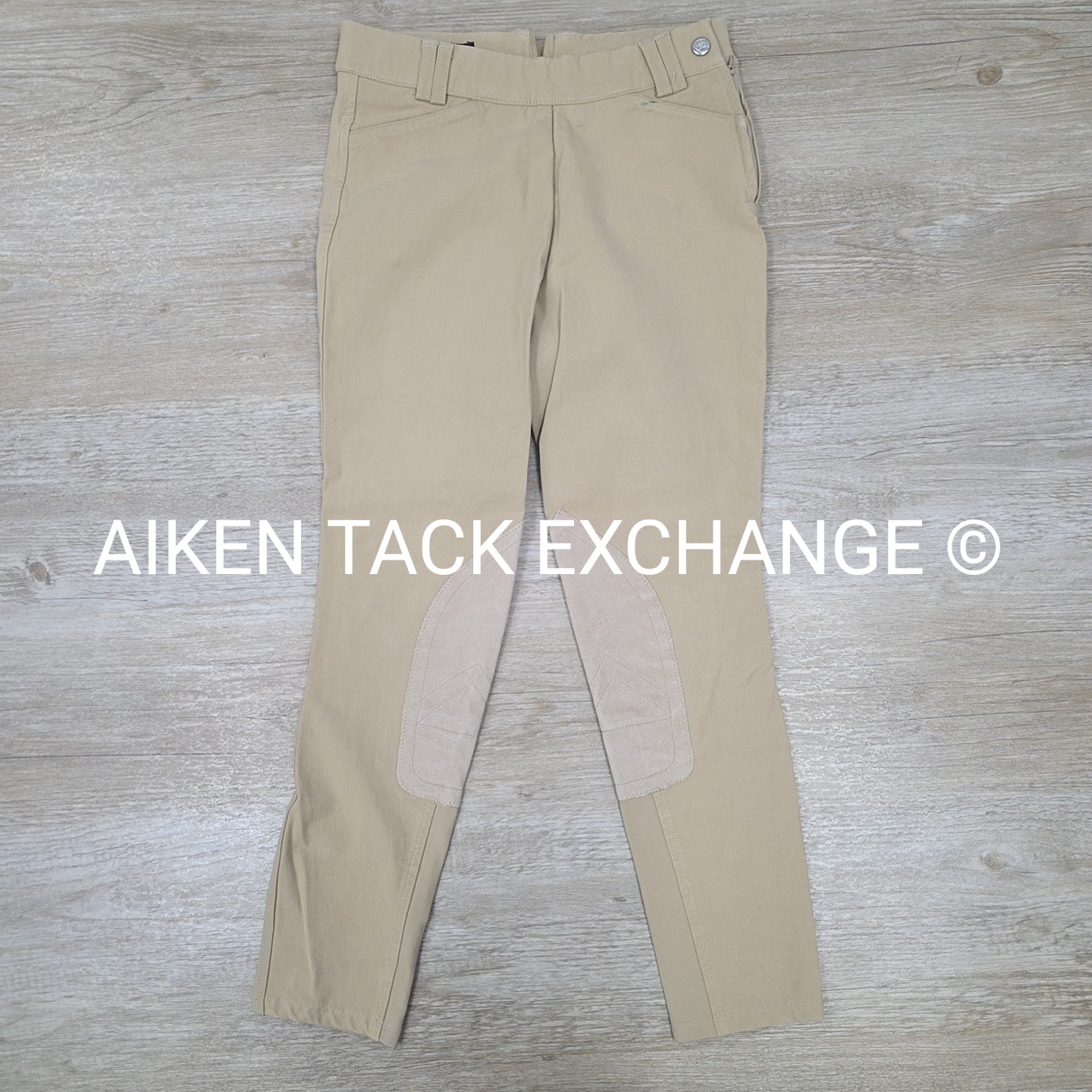 Ariat Heritage Side Zip Knee Patch Breeches, Youth 14