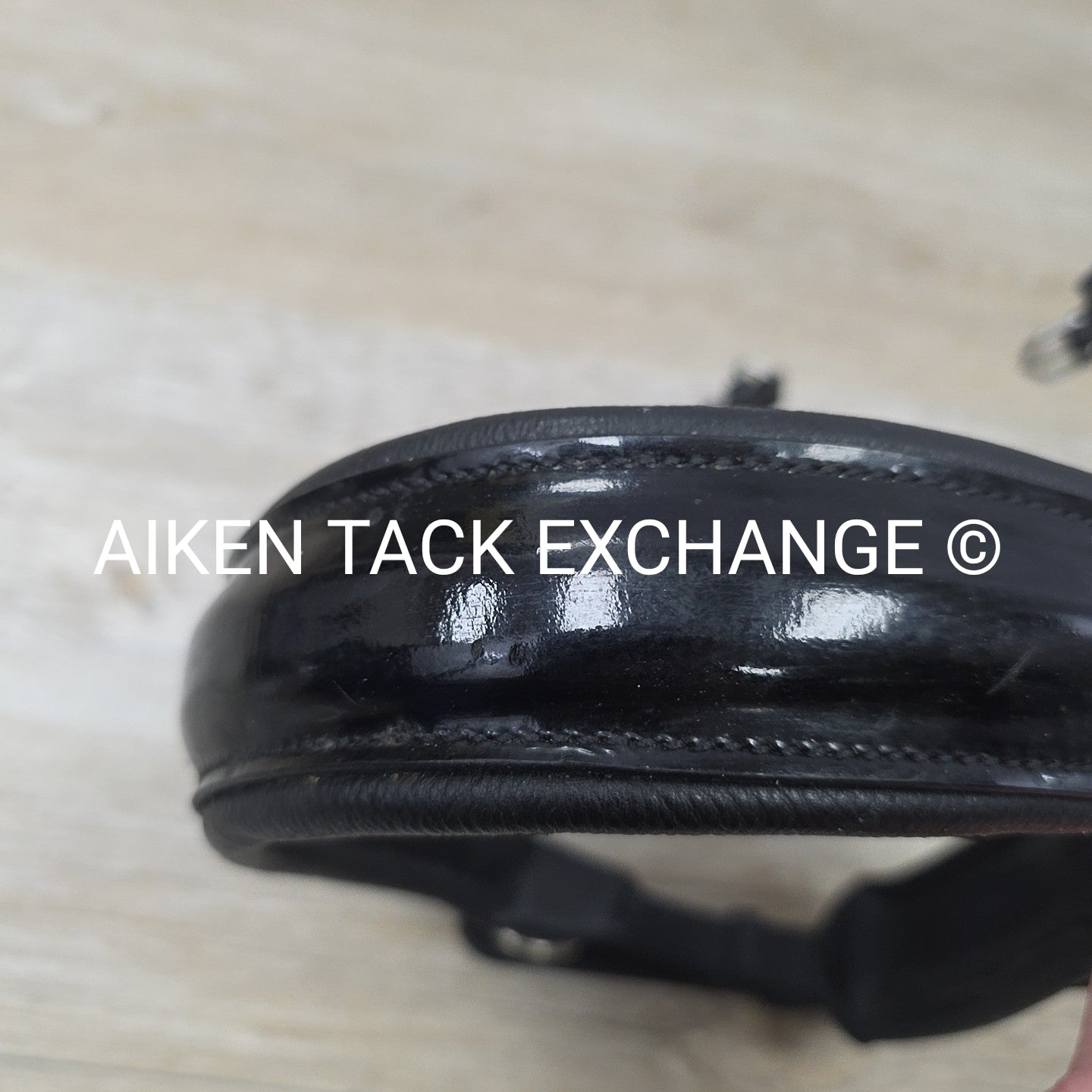 Tota Comfort Noseband, Black Patent, Oversize