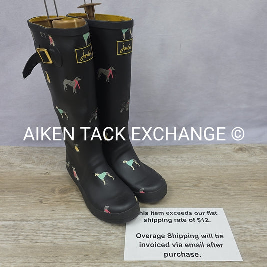 Joules Printed Tall Waterproof Wellies