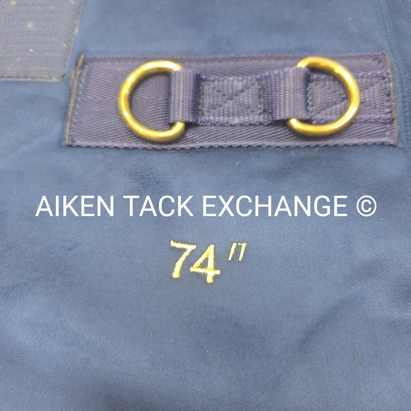 Fenwick Equestrian EquSuede Performance Cooler, Blue, 74"
