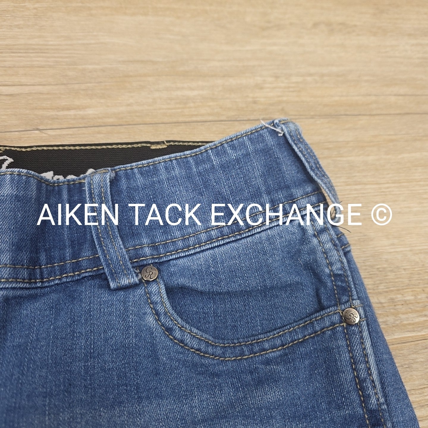 Goode Rider Denim Full Seat Breeches, Size 28