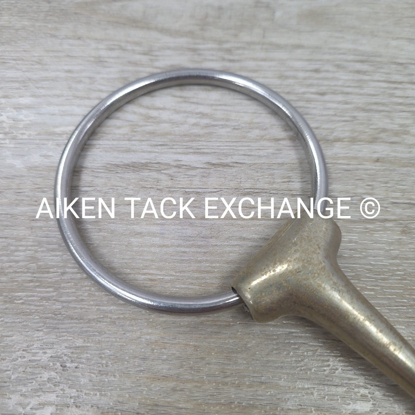 Herm Sprenger Single Joint Large Ring Eggbutt Loose Ring Bit 5.5"