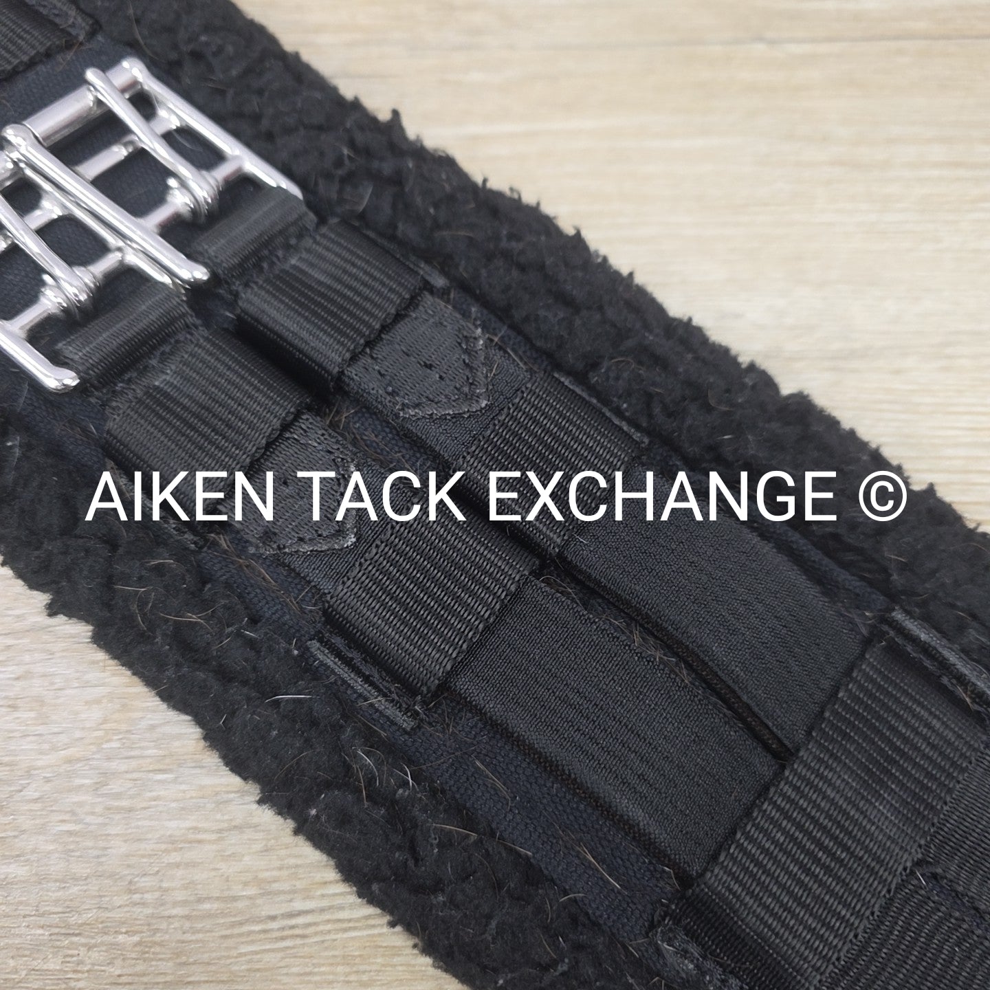 Ovation Equalizer Fleece Dressage Girth, Black, 30"