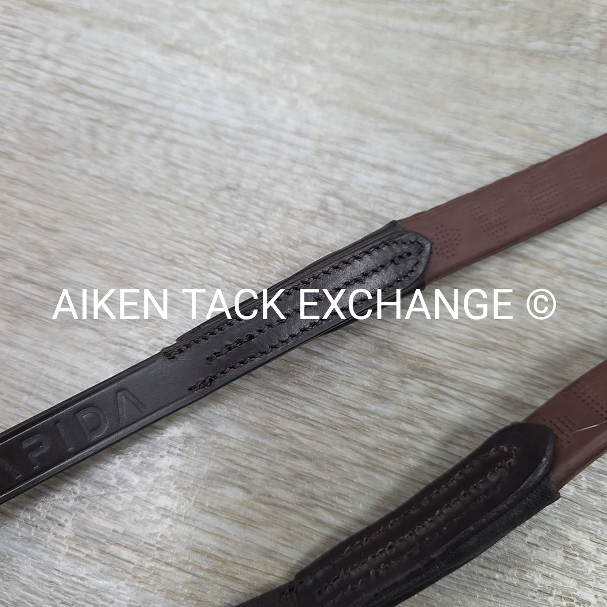 Shires Velociti RAPIDA Rubber Reins, Brown, 54"