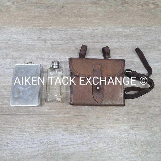 Ladies Sandwich Case with James Dixon & Sons Sandwich Tin & Flask