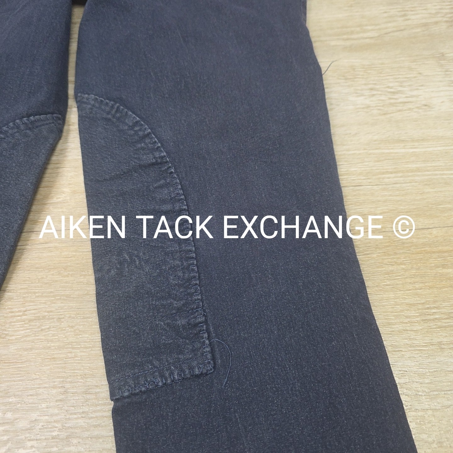 Equine Couture Jessie Denim Knee Patch Breeches, Women's 28