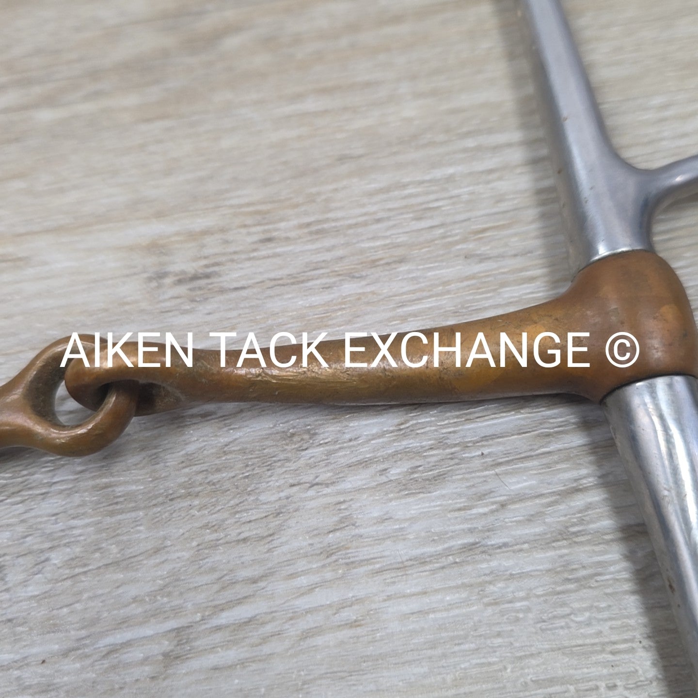 Partrade Single Joint Copper Full Cheek Bit 5"