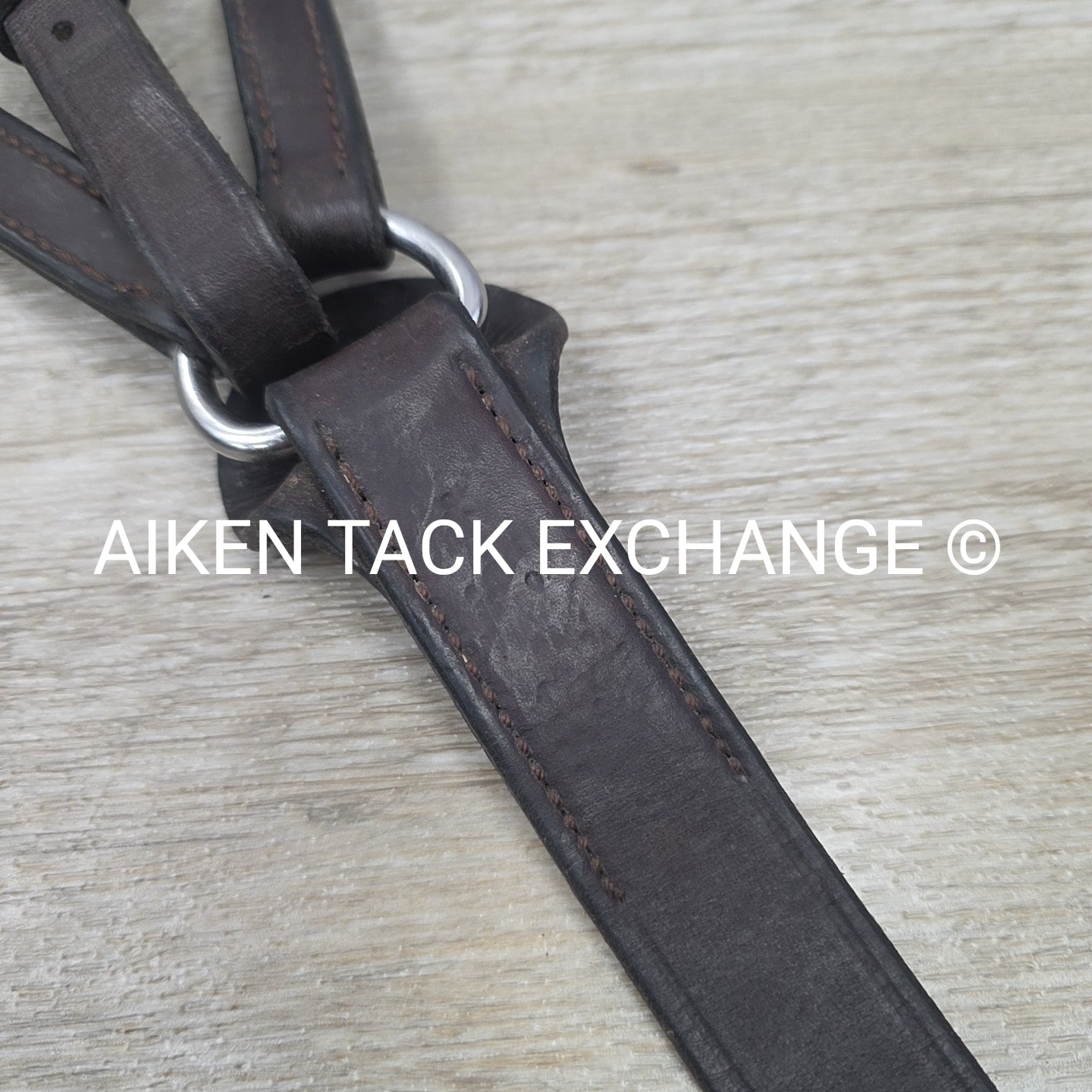 Nunn Finer Hunting Breastplate with Running Martingale Attachment, Brown, Size F