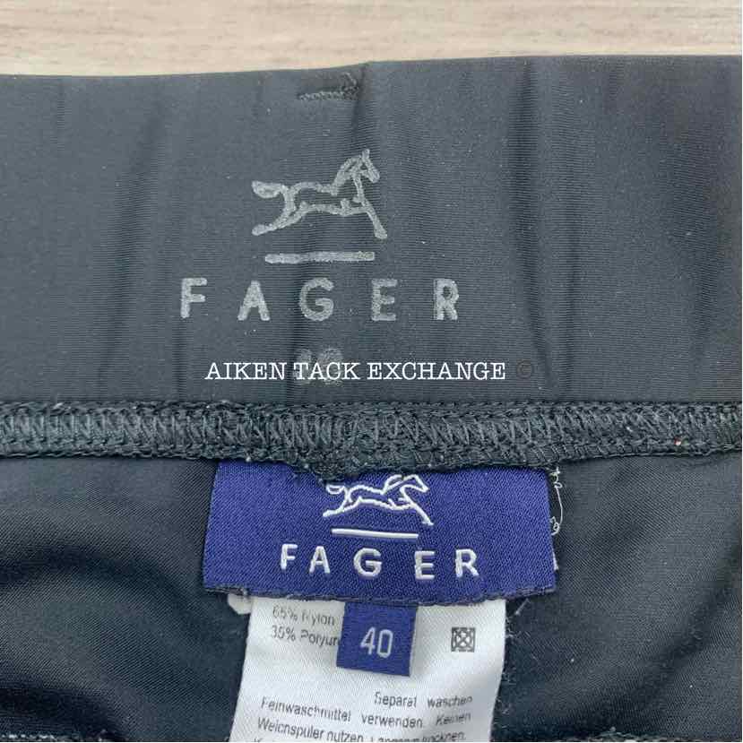 Fager Loui Active Silicone Full Seat Tights, Size 40 US 28