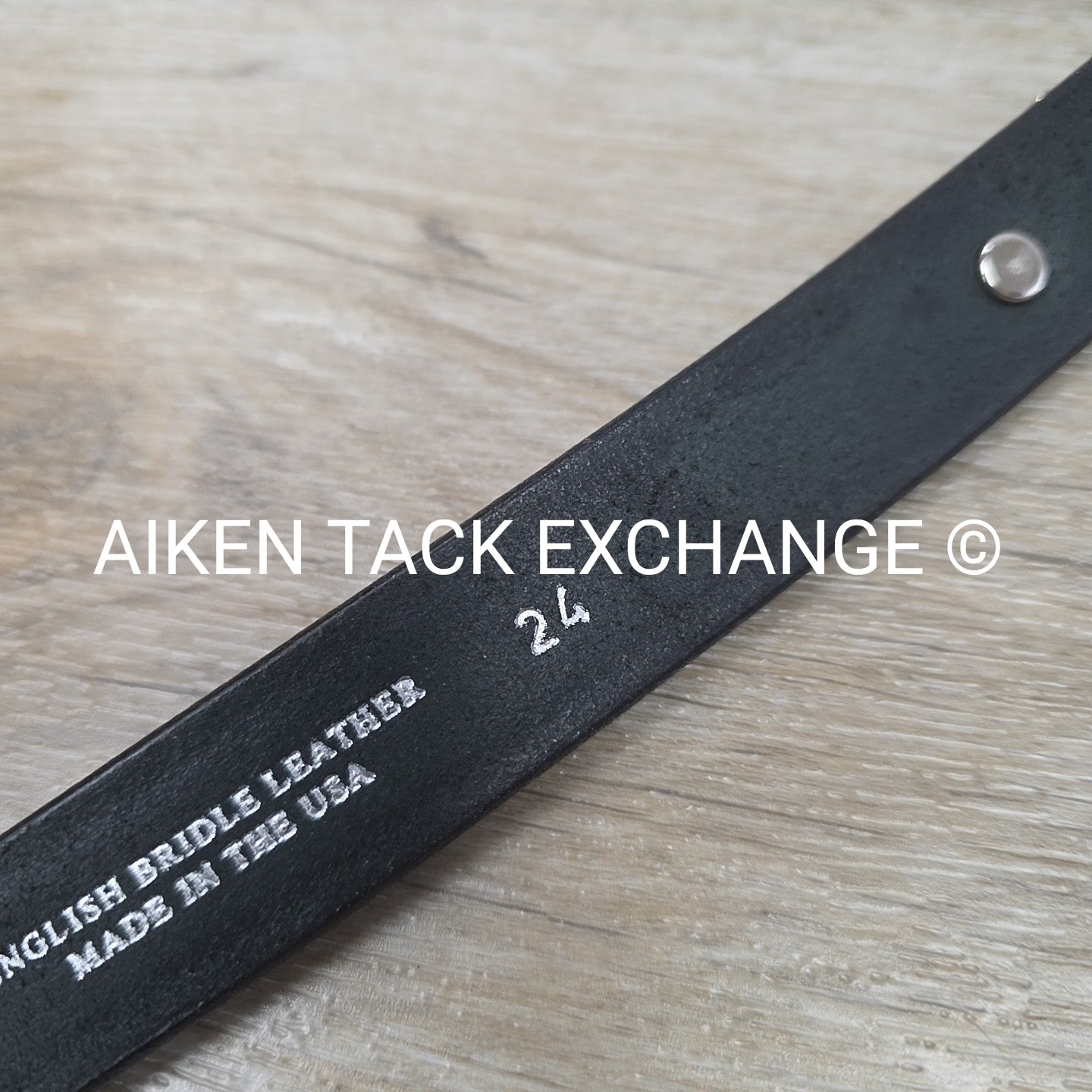 Tory Leather Snaffle Bit Belt, Size 24