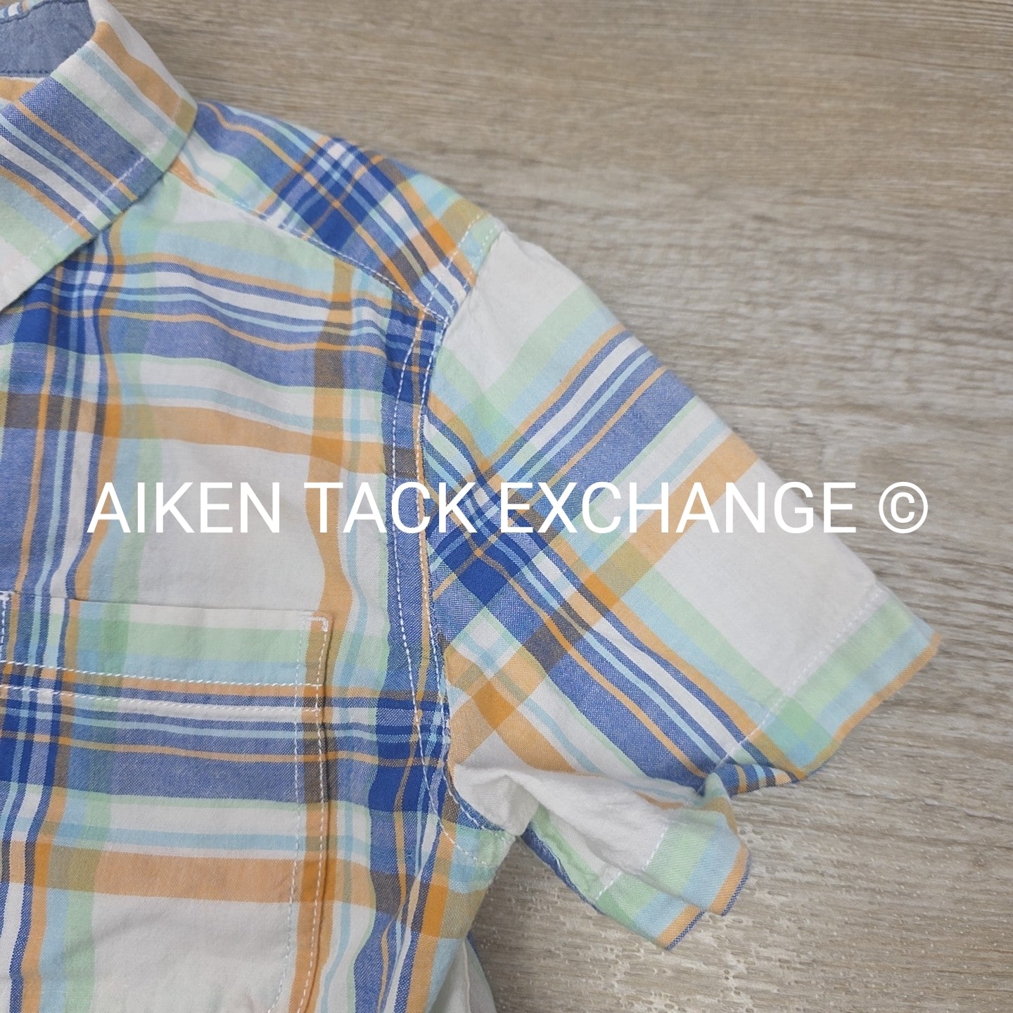 Short Sleeve Button Down Shirt, Size Small