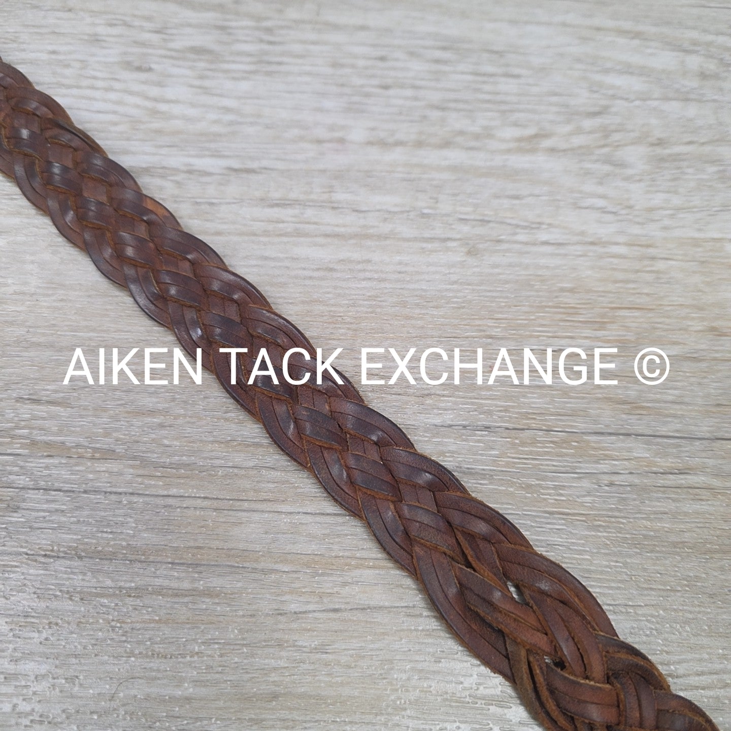 Braided Leather Belt, 34