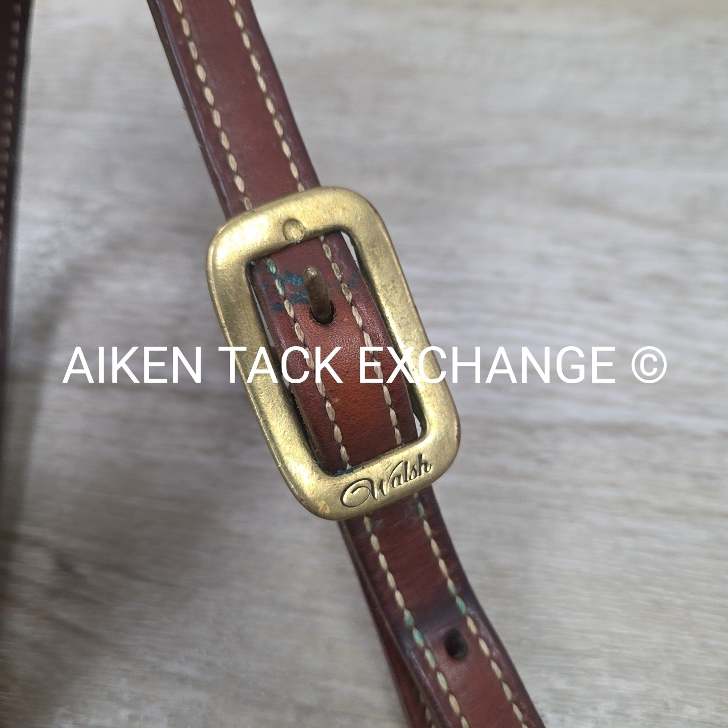 Walsh Leather Grooming Halter, Brown, Size Full