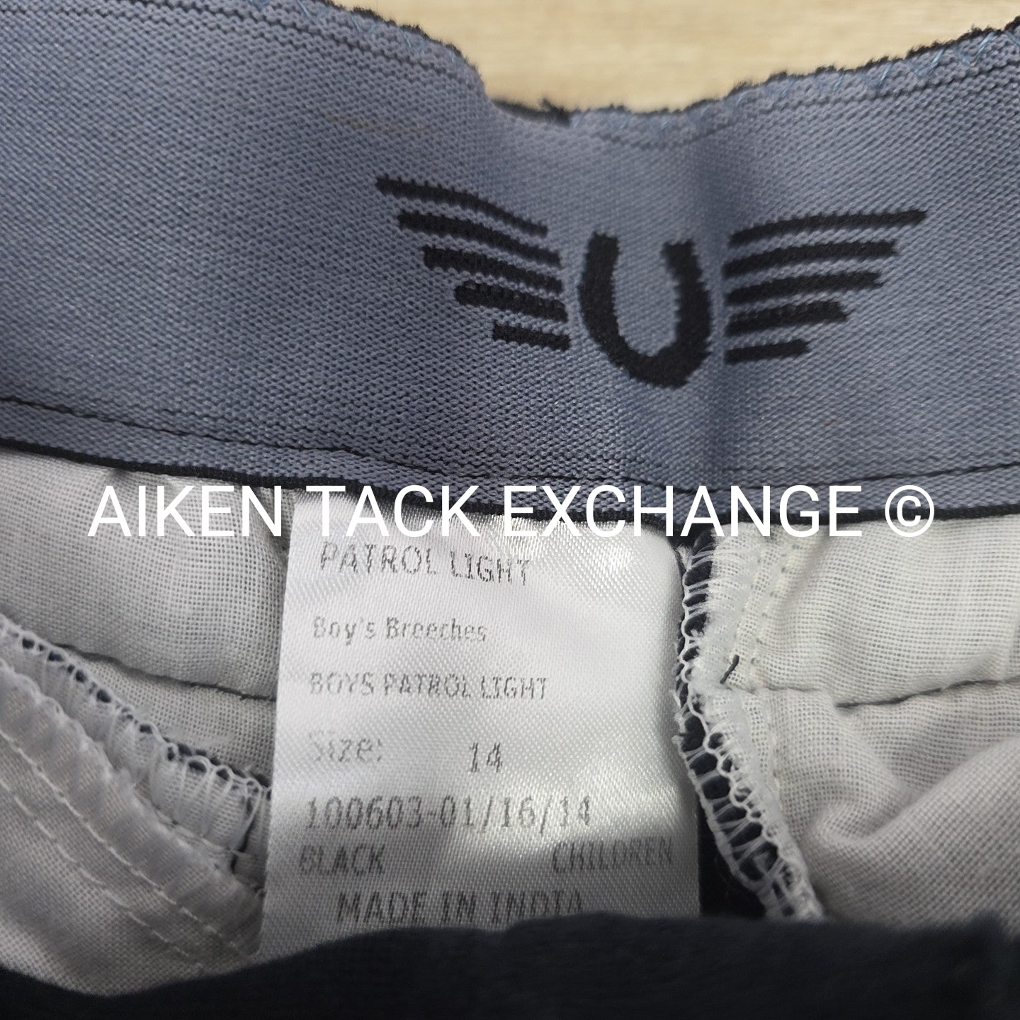 TuffTider Patrol Knee Patch Breeches, Size 14