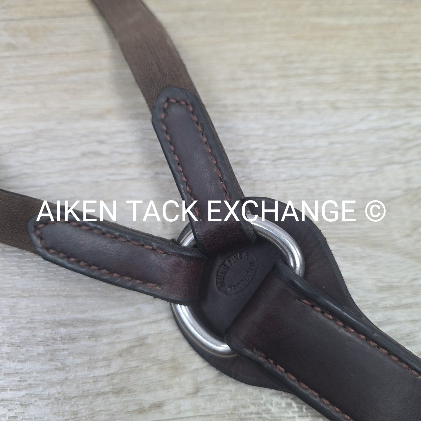 Nunn Finer Hunting Breastplate with Elastic, Brown, Size Cob