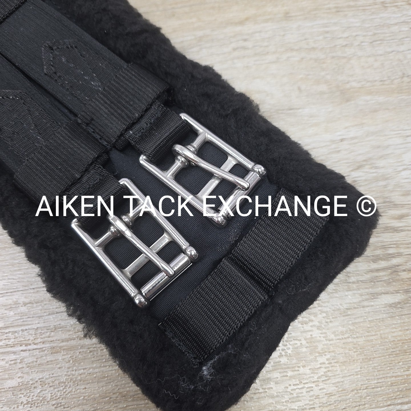 Lettia CoolMax Fleece Dressage Girth, Black, 28"
