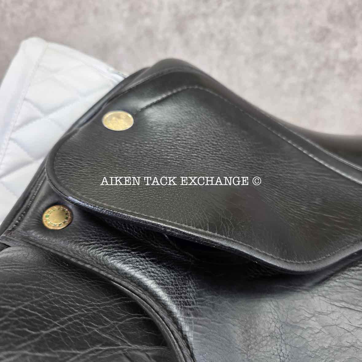 **SOLD** 2004 Prestige Galileo Dressage Saddle, 16" Seat, 30 Tree - Medium, Wool Flocked Panels