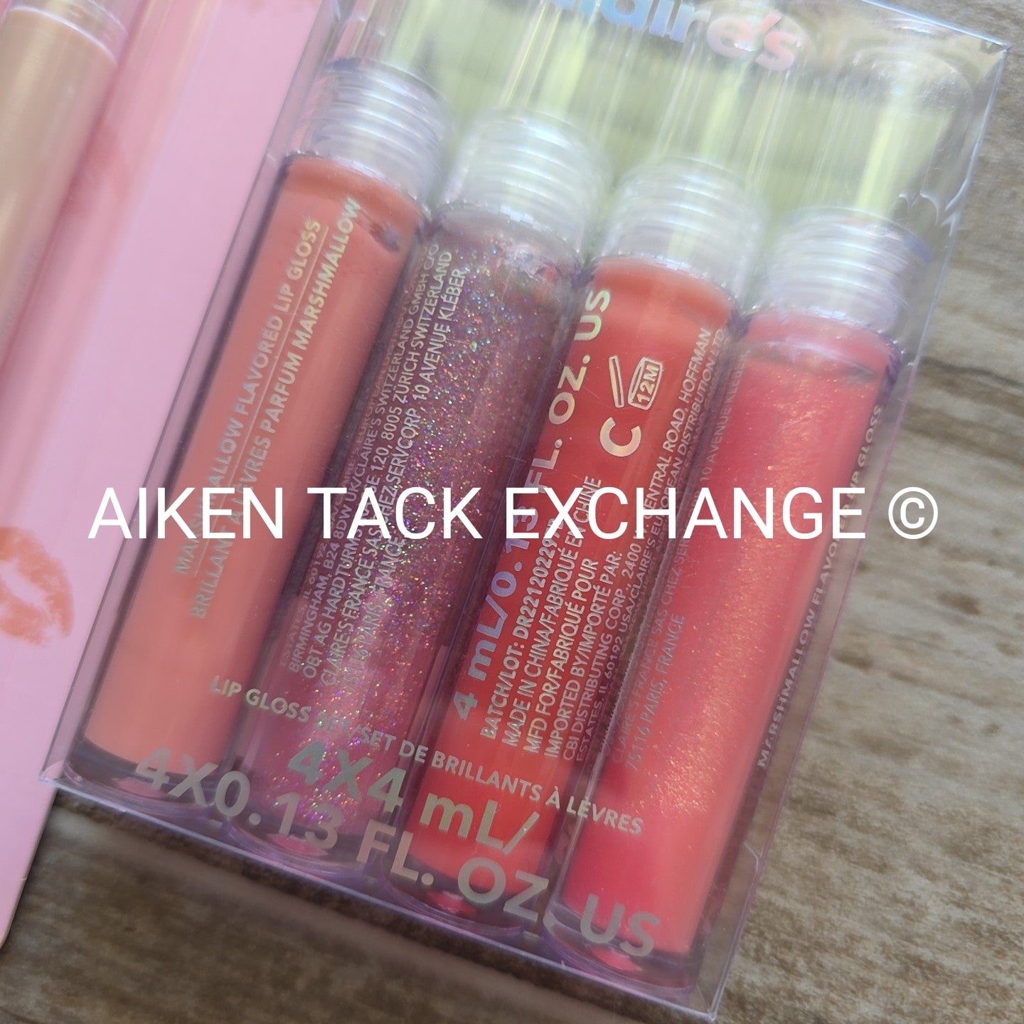 Claire's Lip Gloss Set (4) & Lip Crayon Set (3)