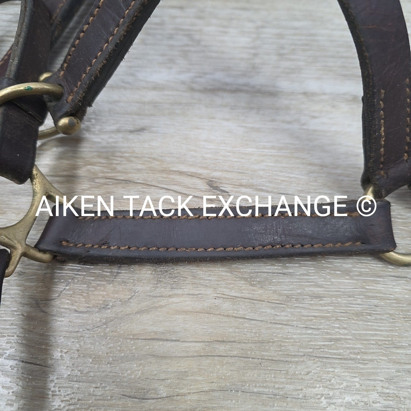 Leather Halter, Brown, Size Pony