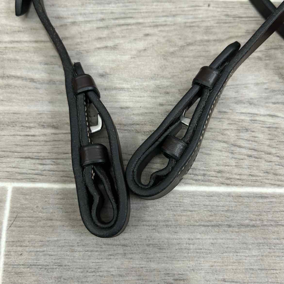 Nunn Finer Stefania Figure 8 Bridle with Matching Rubber Reins, Oversize