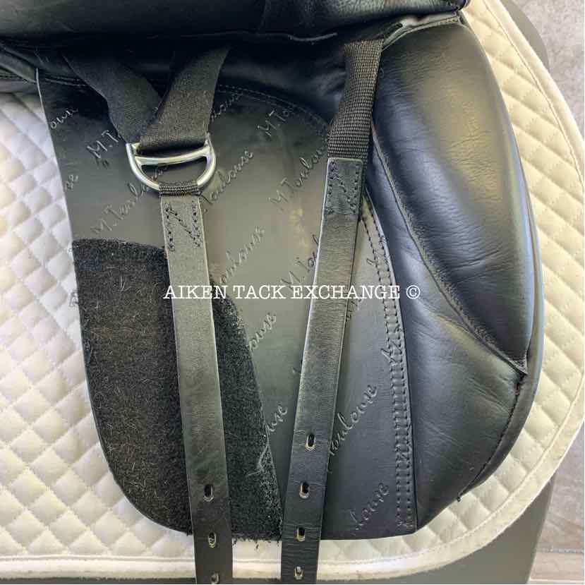 **SOLD** 2010 Marcel Toulouse As Aachen Dressage Saddle, 17.5" Seat, Medium Wide Tree, Wool Flocked Panels