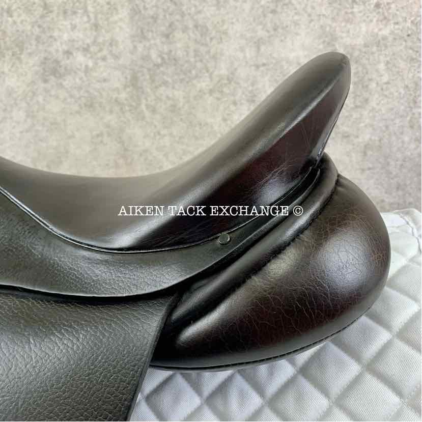 **SOLD** 2007 Albion SL Dressage Saddle, 17.5" Seat, Wide Tree, Wool Flocked Panels
