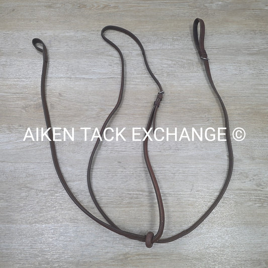 Bridleway Plain Raised Standing Martingale, Brown, Size Full