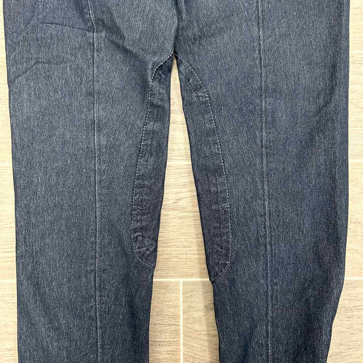 Kingsland Knee Patch Denim Breeches, Size Medium