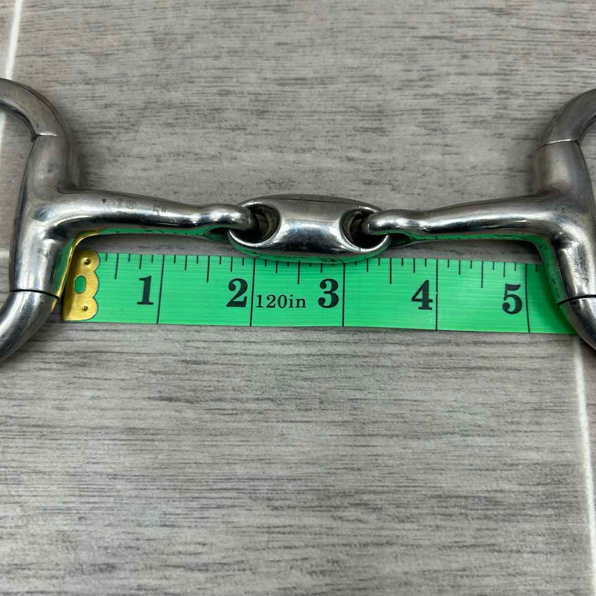 Korsteel Oval Mouth Double Joint Eggbutt Bit 5"