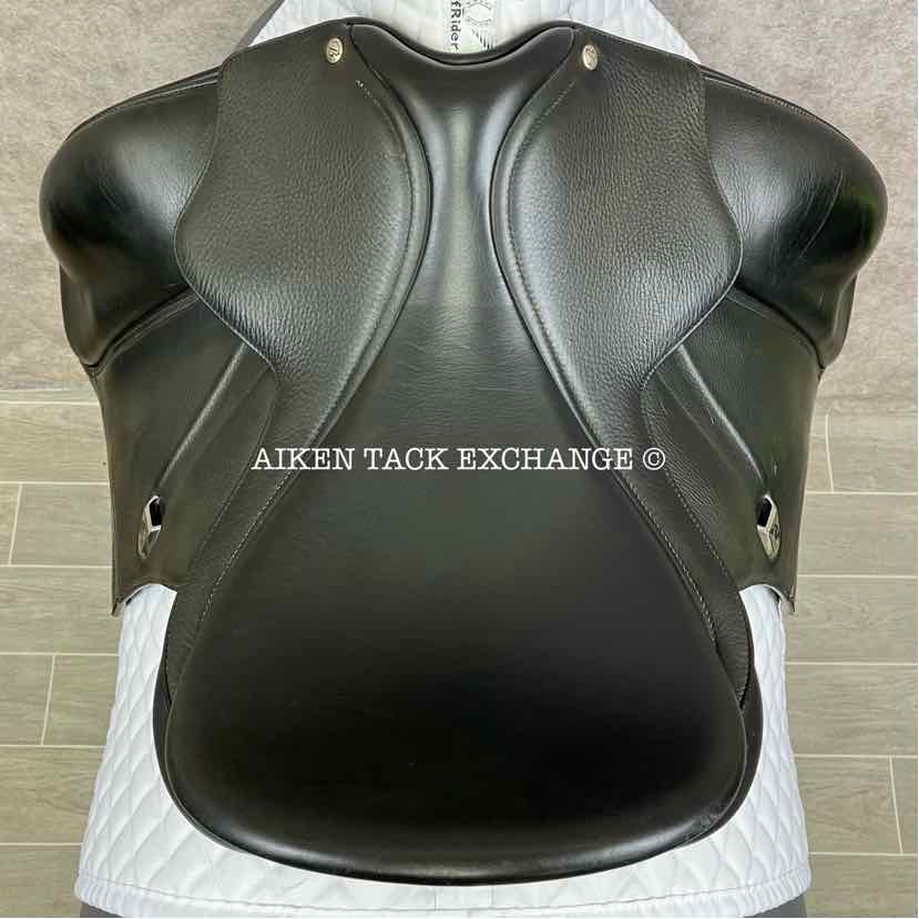 2013 Bates Isabell Werth Dressage Saddle, 17" Seat, Adjustable Tree - Changeable Gullet, CAIR Panels